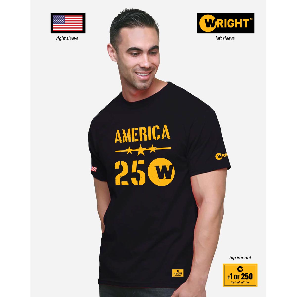 Wright USA Made T-Shirt - LIMITED EDITION