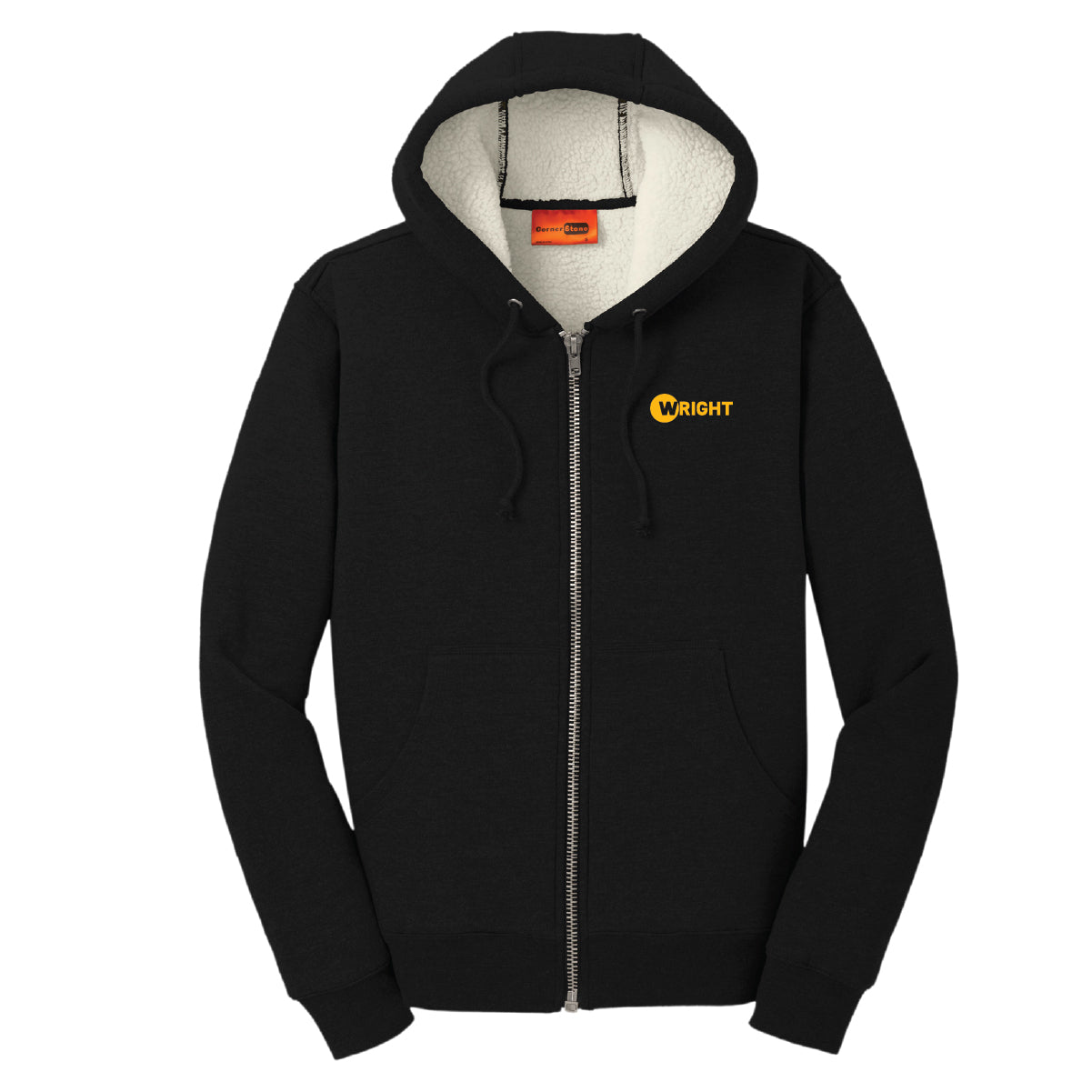 CornerStone® Heavyweight Sherpa-Lined Hooded Fleece Jacket