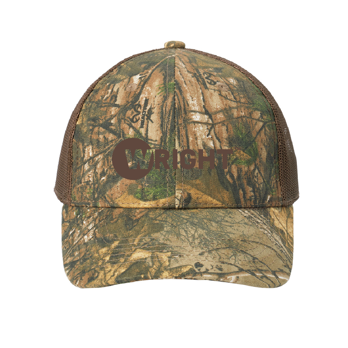 Wright Structured Camouflage Mesh Back Cap